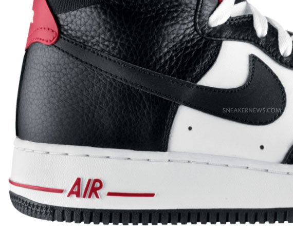 Nike Air Force 1 High '07 - White - Black - Sport Red | Available ...