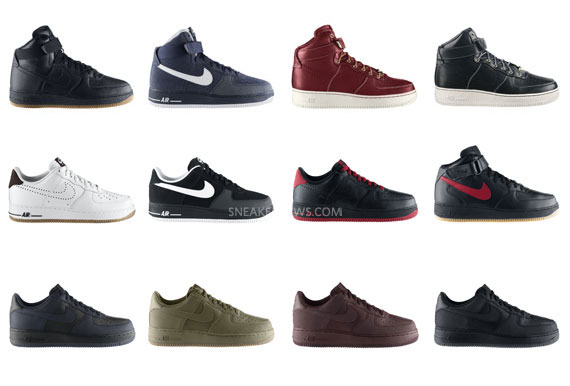Nike Air Force 1 Holiday Preview Summary