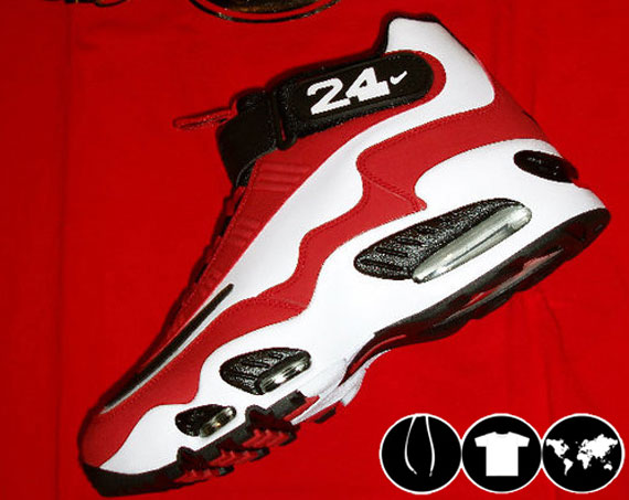 Nike Air Griffey Max 1 – White – Black – Sport Red – Metallic Silver | Spring 2011 Sample