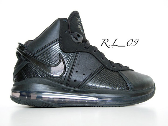 Nike Air Max Lebron 8 Gr Black Black 2 21