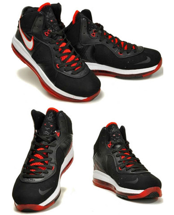 Nike Air Max Lebron Viii Black Red Ult 01