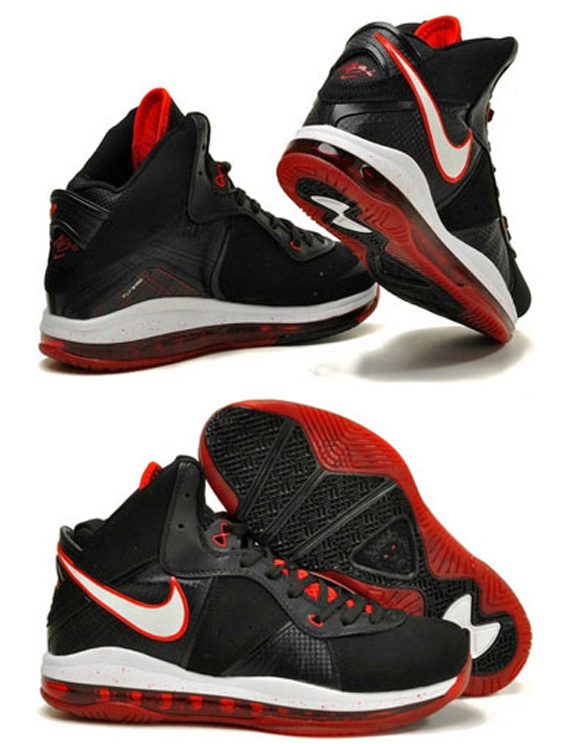 Nike Air Max Lebron Viii Black Red Ult 03
