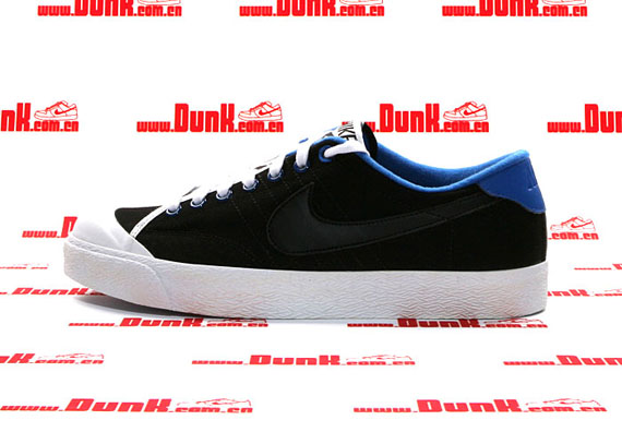 Nike All Court Low Vntg Black Sapphire Blue 01