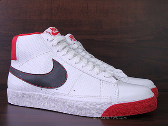 Nike Blazer High White Red Black 1