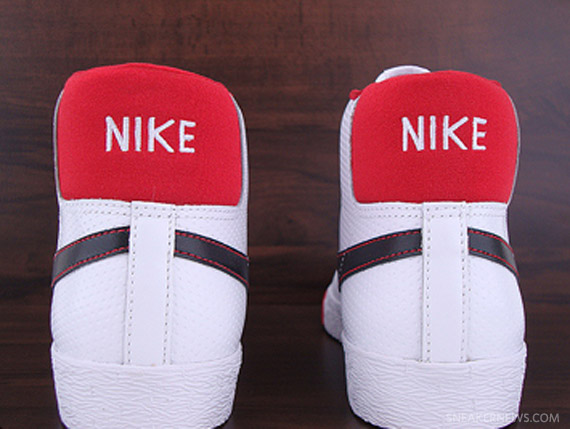 Nike Blazer High White Red Black 3