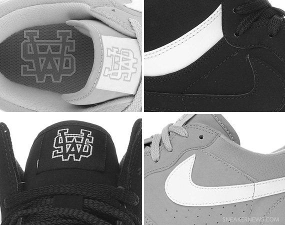 Nike Court Force Low + High - Wolf Grey + Black
