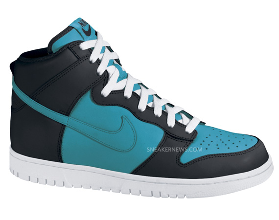 Nike Dunk High - Black - Glass Blue - White - SneakerNews.com