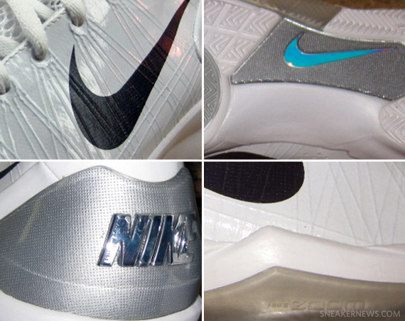 Nike Hyperdunk 2010 - White - Black - Metallic Silver | Unreleased Sample