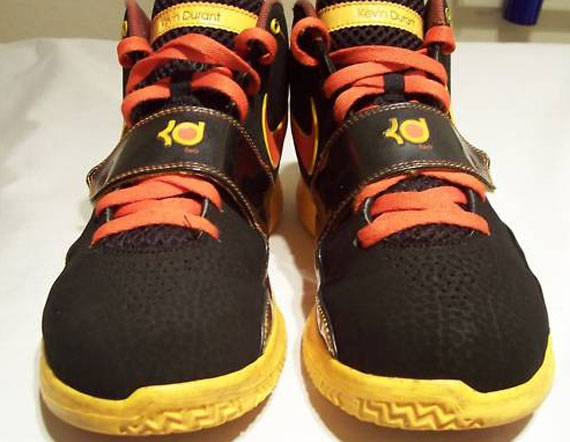 Nike KD II - Black - Team Orange - Pro Gold | Unreleased Sample