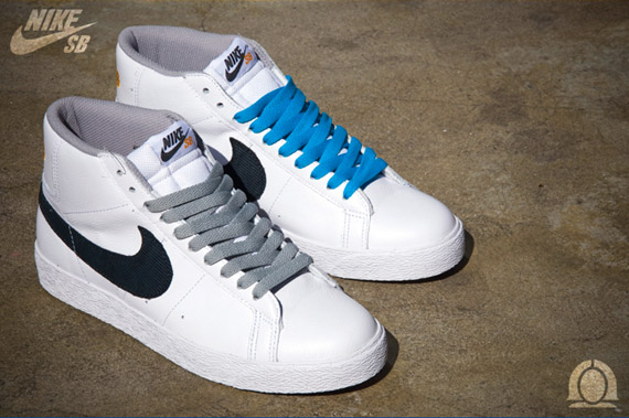 BenG x Nike SB Blazer High - White 