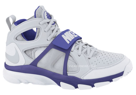 Nike Zoom Huarache Tr Grey Purple 1