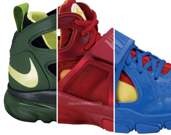 Nike Zoom Huarache TR Mid – Superheroes Pack | Release Info