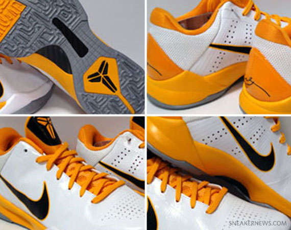 Nike Zoom Kobe V (5) - White - Black - Del Sol - SneakerNews.com