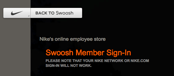 Swoosh Account (Swoosh.com 