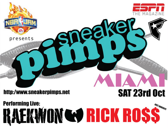 Sneaker Pimps Miami - Event Reminder