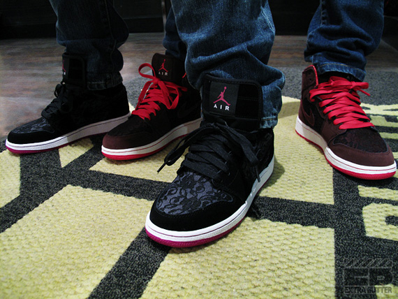 jordan 1 black with red laces