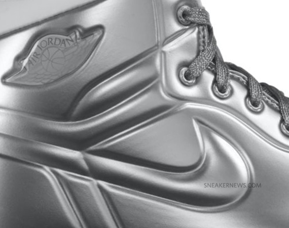 Air Jordan 1 Anodized - Metallic Silver - White | Available @ Nikestore