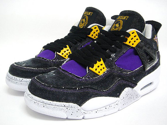 Air Jordan IV 'Black Mamba' Customs by 