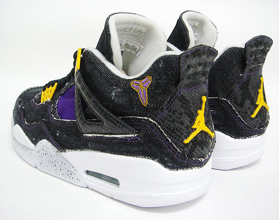 Air Jordan IV 'Black Mamba' Customs by 