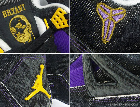 Air Jordan Iv Black Mamba Customs By Lazy Summary