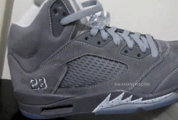 Air Jordan V (5) Retro – Light Graphite – Wolf Grey – White | Video Preview