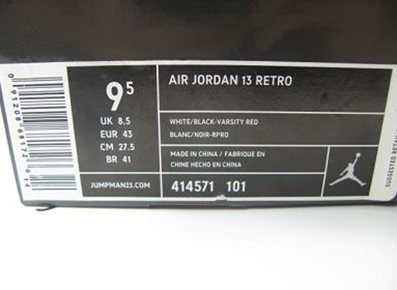 Air Jordan Xiii White Varsity Red Black Jordan8420 02