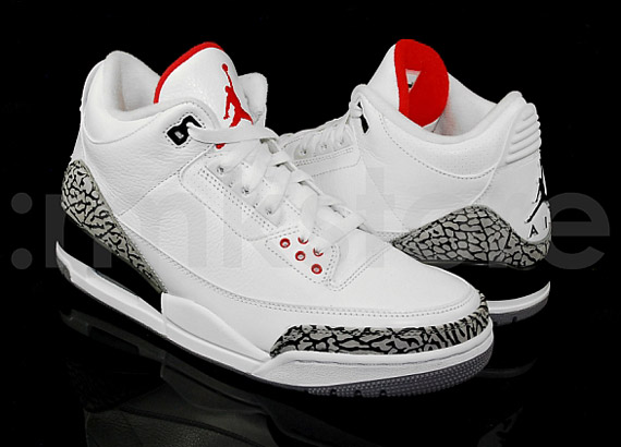 Air Jordan III (3) Retro - White - Cement Grey | New Images ...