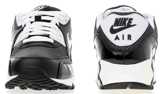 Nike Air Max 90 Black Patent White 05