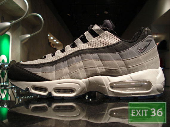 Nike Air Max 95 Blk Grey White Clear Exit36 05