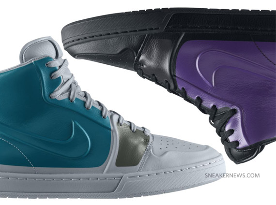 Nike Air Royal Mid Vt Wolf Grey Blustery Black Club Purple