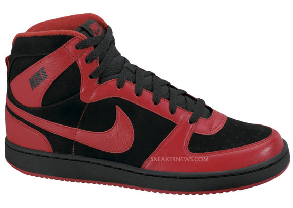 Nike Convention High Blk Red 02