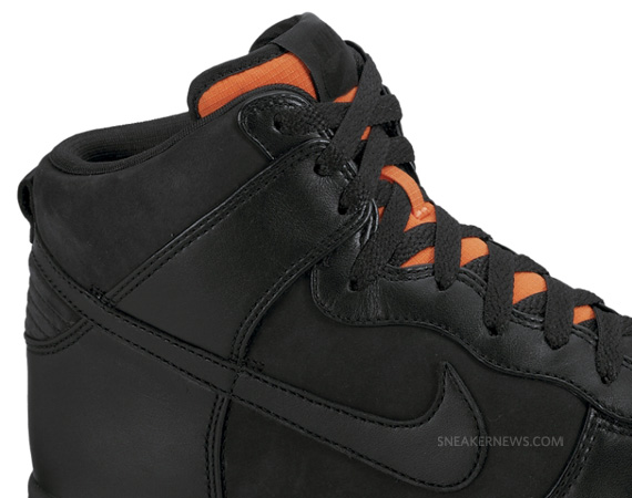 Nike Dunk High Premium – Black – Orange Blaze
