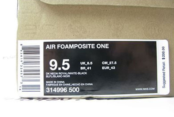 Nike Foam One Royal Jdn8420 07
