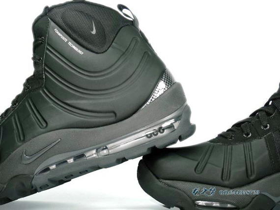 Nike Foamposite Bakin Boot Black 03