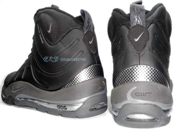 Nike Foamposite Bakin Boot Black 06