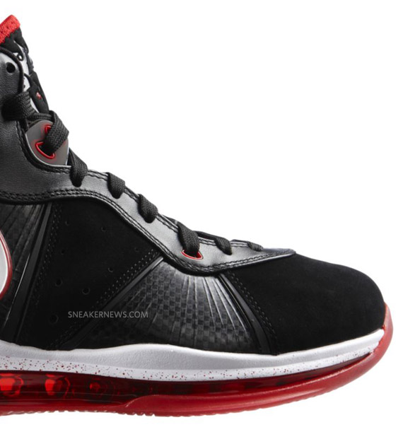 Nike Lebron 8 Black White Sport Red Available 4