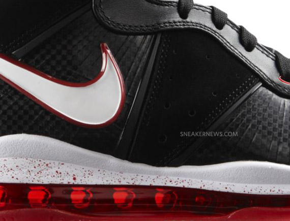 Nike Lebron 8 Black White Sport Red Available Summary