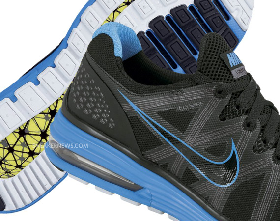 Nike LunarMX+ - Black - Dark Grey - Photo Blue