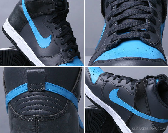Nike WMNS Dunk High - Anthracite - Orion Blue - White