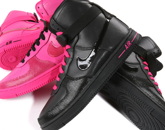 Nike WMNS Feather High - Black + Vivid Pink