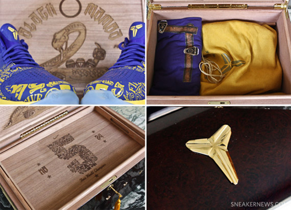 Nike Zoom Kobe V '5 Rings' - Humidor Collector's Box | Detailed Images