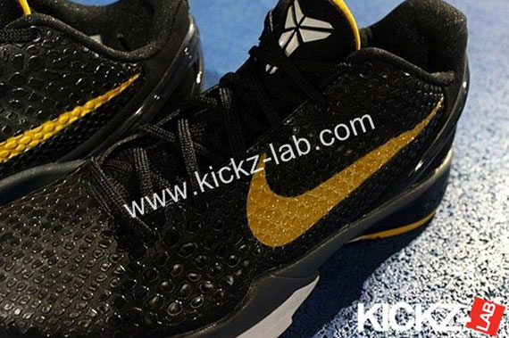 Nike Zoom Kobe VI (6) - Black - Grey - Del Sol | Detailed Images