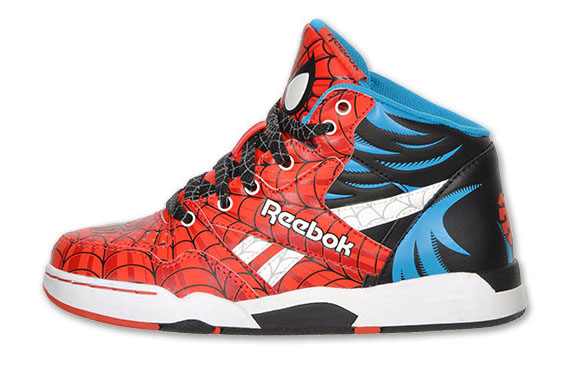 reebok spiderman shoes size 11