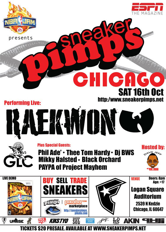 Sneaker Pimps Chicago 2010 Flyer 02