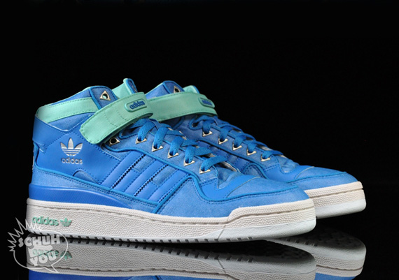 Adidas Forum Mid Waxed Pack Blue Pool 05