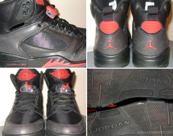 Air Jordan 60+ Premier - Black - Varsity Red | Unreleased Sample