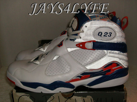 Air Jordan VIII (8) – Quentin Richardson Game-Worn Knicks PE ...