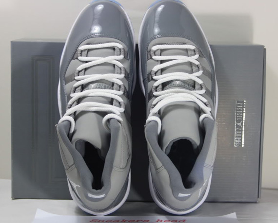 Air Jordan Xi Cool Grey Sneakers Head 05