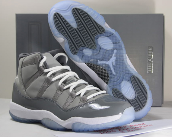 Air Jordan Xi Cool Grey Sneakers Head 11