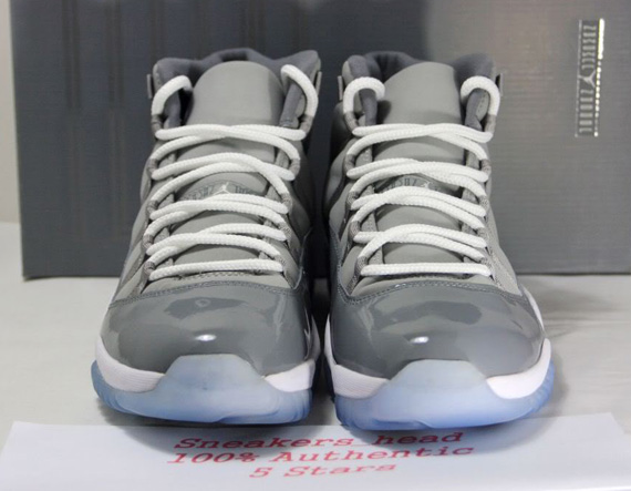 Air Jordan Xi Cool Grey Sneakers Head 12